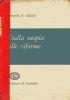 Dalla utopia alle riforme. Esperienze di sociologia della cooperazione - copertina
