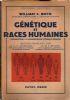 Gènètique et races humaines. Introduction a l’anthropologie physique moderne