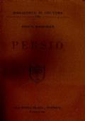 Persio - Enzo Marmorale - copertina