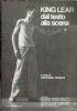 King Lear. dal testo alla scena - copertina