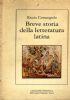 Breve storia della letteratura latina