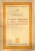 Governo Comunista E Chiesa Cattolica In Cecoslovacchia