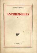 Antimémoires - André Malraux - copertina