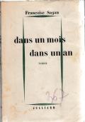 Dans un mois dans un an - Françoise Sagan - copertina