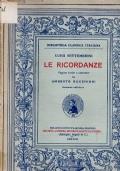 Le Ricordanze, Pagine scelte e annotate da Umberto Bucchioni - Luigi Settembrini - copertina