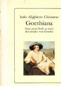 GOETHIANA. Otto pezzi facili su temi del cavalier von Goethe