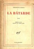La batarde. recit. preface de simone de beauvoir