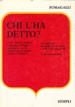 Chi L’Ha Detto