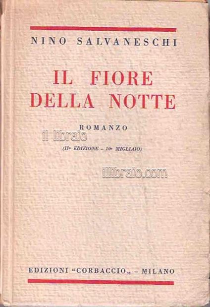 Il fiore della notte - copertina