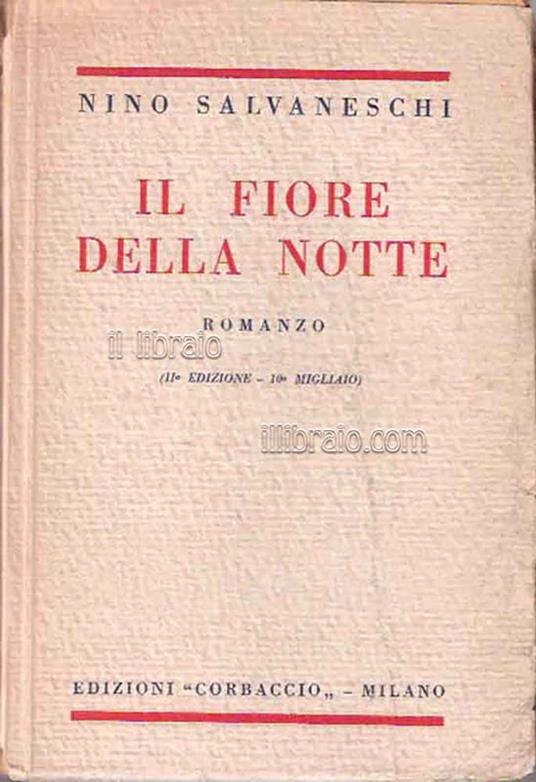 Il fiore della notte - copertina