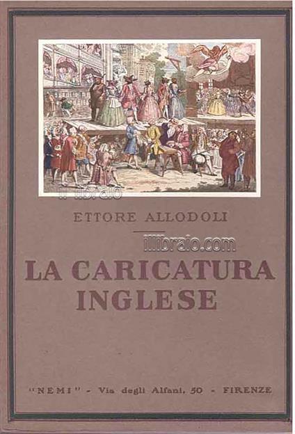 La caricatura inglese - copertina