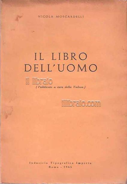 Il libro dell'uomo - copertina