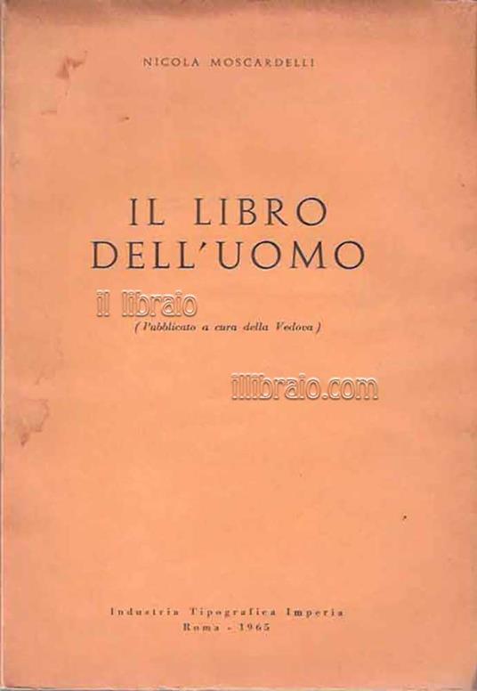 Il libro dell'uomo - copertina