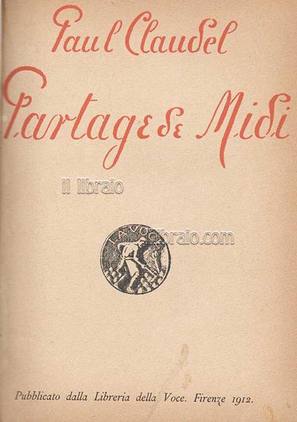 Partage de Midi - copertina