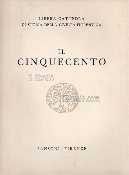 Il Cinquecento - copertina