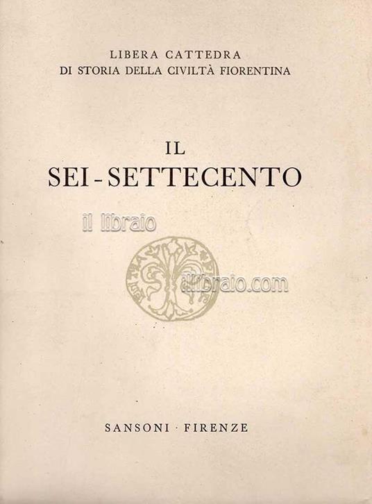Il Sei - Settecento - copertina