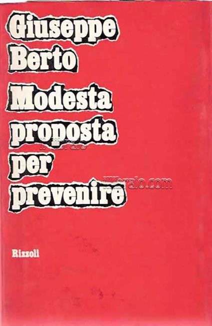 Modesta proposta per prevenire - copertina