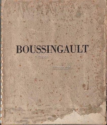 Boussingault par ses amis - copertina