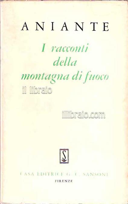 I racconti della montagna di fuoco - copertina