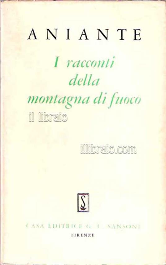 I racconti della montagna di fuoco - copertina