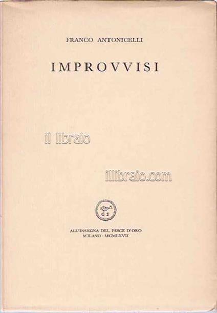 Improvvisi - copertina