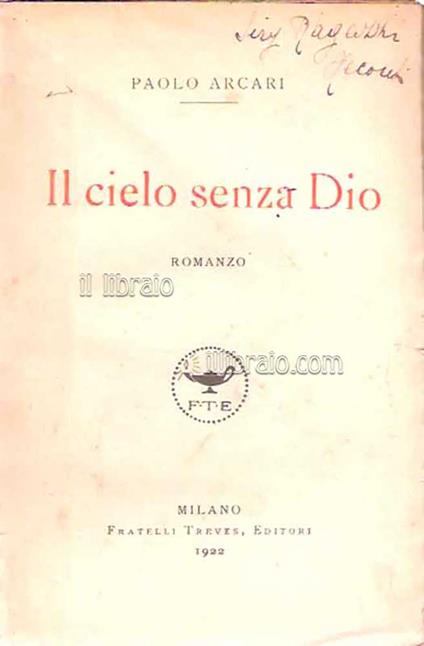 Il cielo senza Dio - copertina