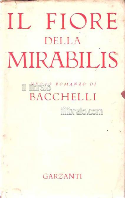 Il fiore della mirabilis - copertina