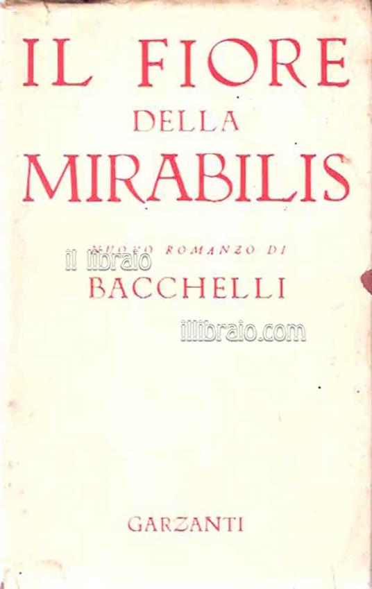 Il fiore della mirabilis - copertina