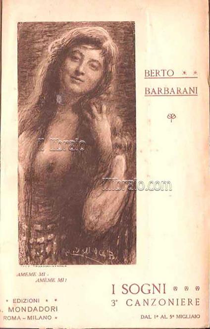 I sogni. III canzoniere - copertina