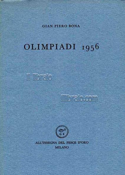Olimpiadi 1956 - copertina