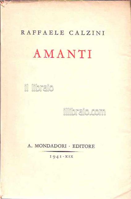 Amanti - copertina