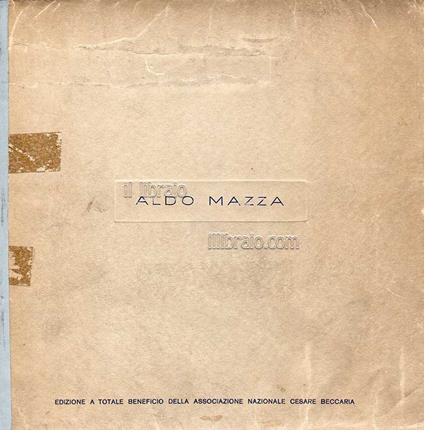 Aldo Mazza - copertina
