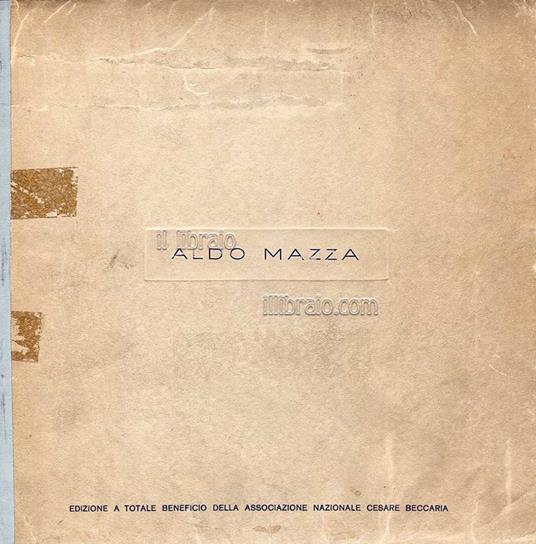 Aldo Mazza - copertina