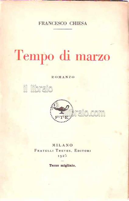 Tempo di marzo - copertina