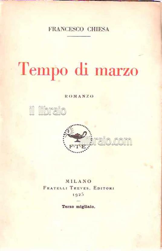 Tempo di marzo - copertina