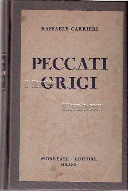 Peccati grigi - copertina