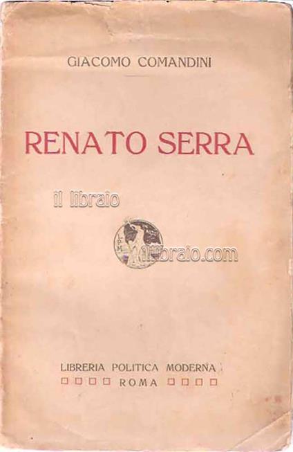 Renato Serra - copertina