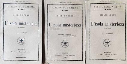 L' isola misteriosa - copertina