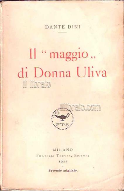 Il maggio di donna Uliva - copertina
