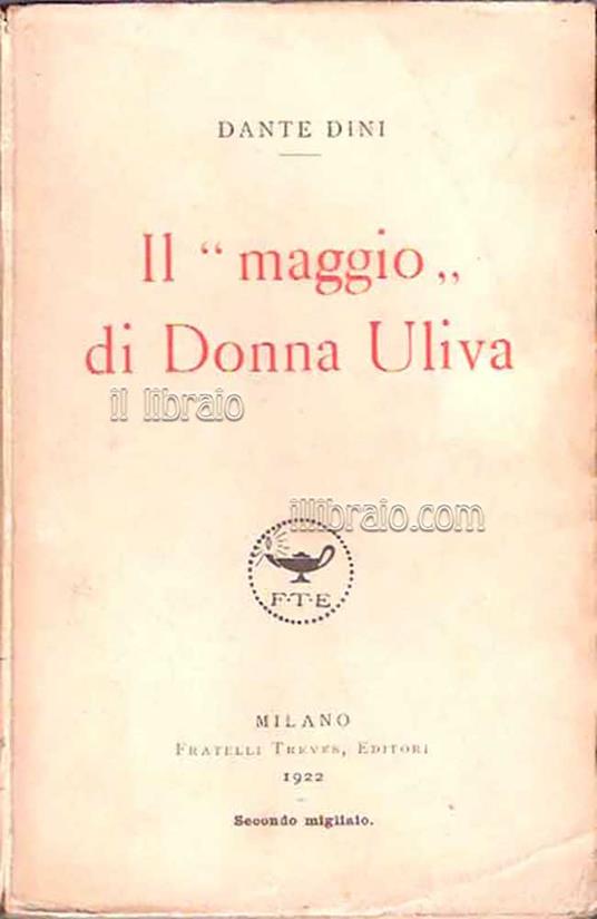 Il maggio di donna Uliva - copertina