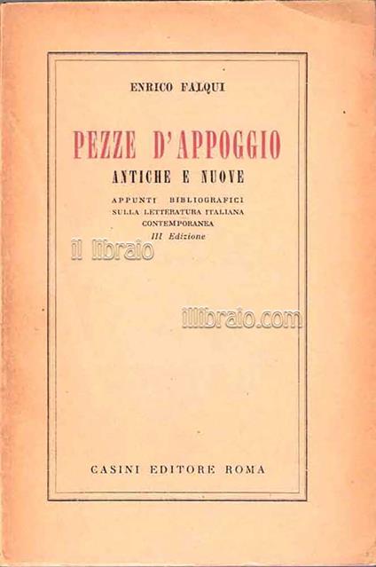Pezze d'appoggio antiche e nuove - copertina