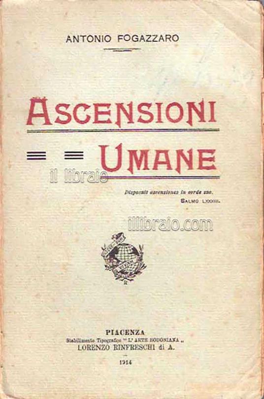 Ascensioni umane - copertina