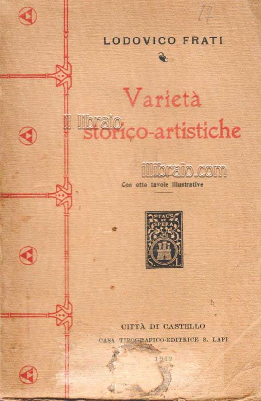 Varietà storico-artistiche - copertina