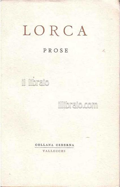 Prose - copertina