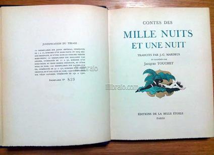 Contes des mille nuits et une nuit - copertina