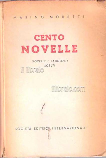 Cento novelle - M. Moretti - copertina