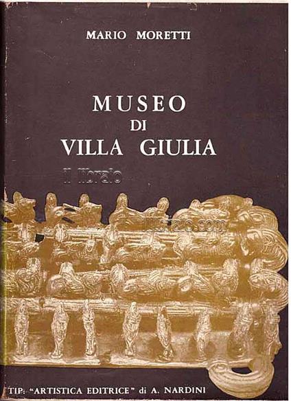 Museo di villa Giulia - M. Moretti - copertina