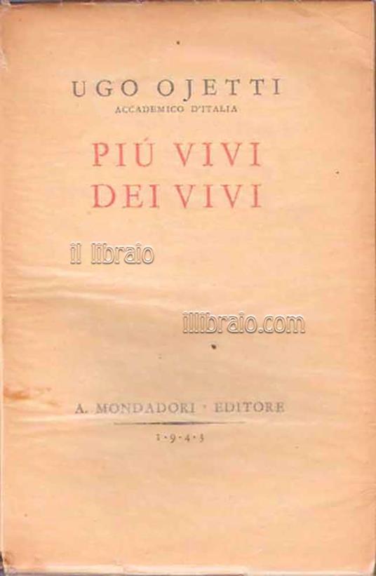 Più vivi dei vivi - copertina