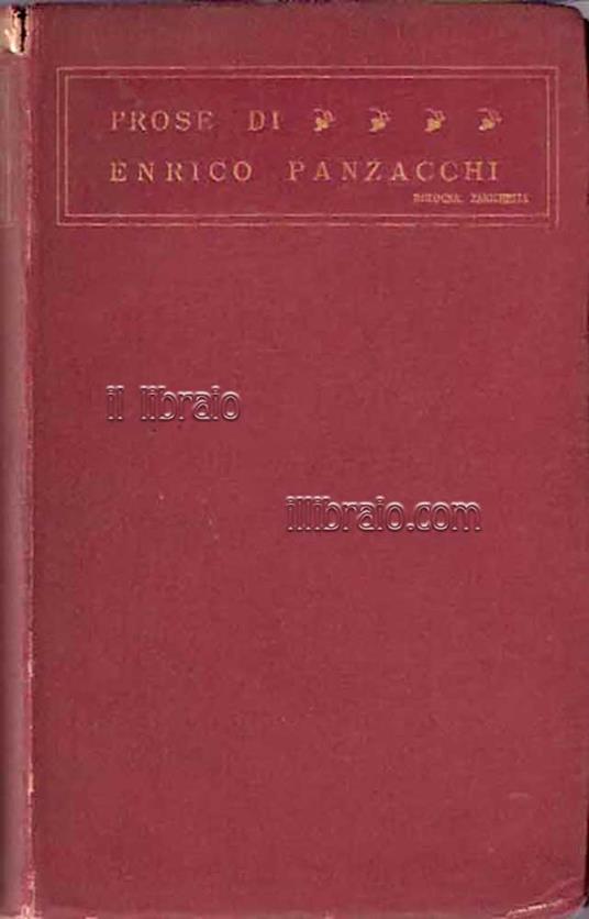 Prose - E. Panzacchi - copertina