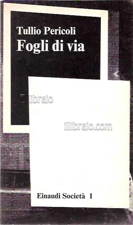 Fogli di via - copertina